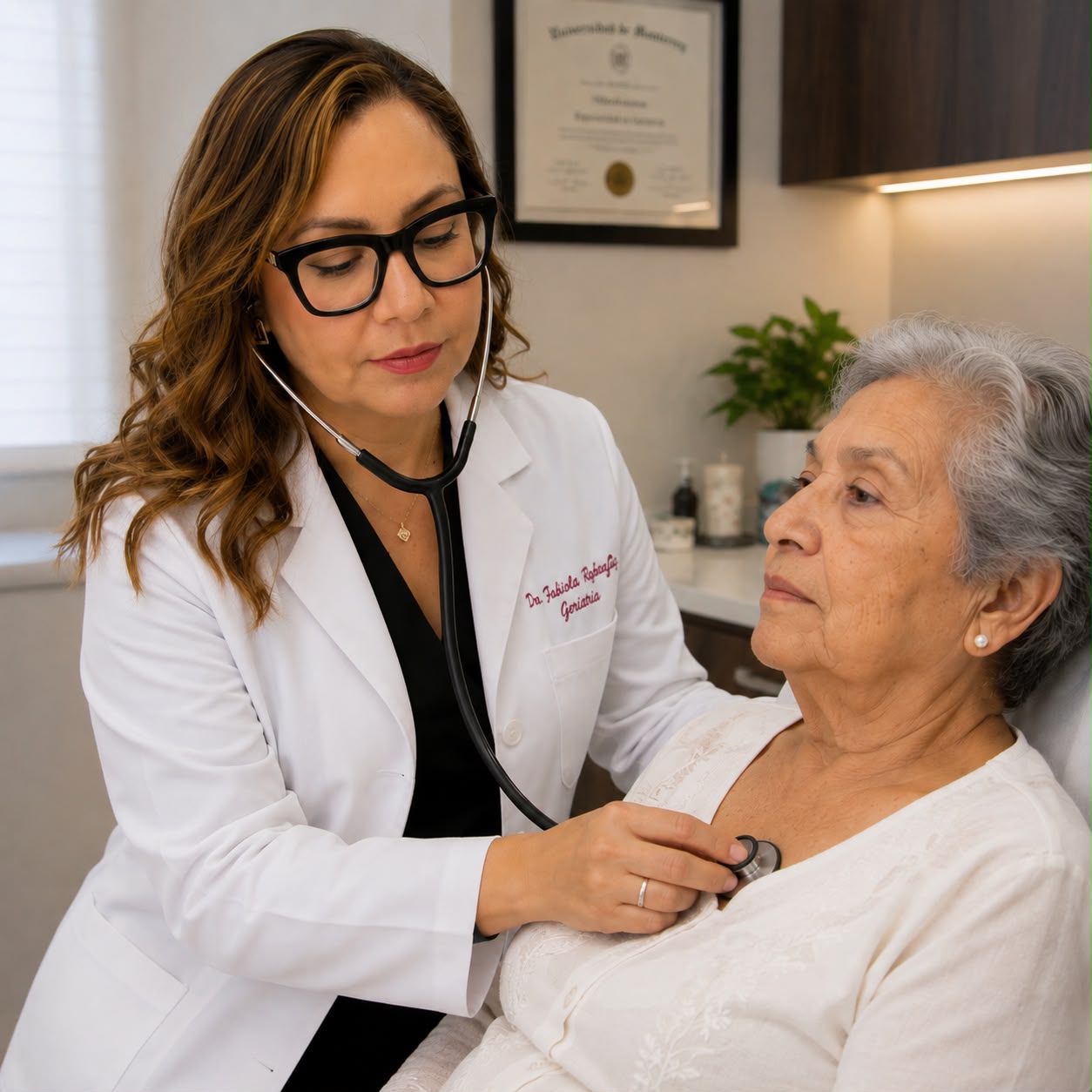 Retrato de Dra. Irma Fabiola Rodríguez Tinoco, Geriatría